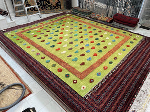 KILIM RUG - HIL1033 | SIZE: 302CM X 260CM