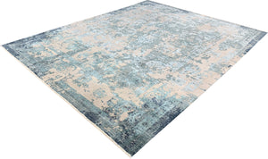 Contemporary Handmade Rug Melbourne - Erased Silk Rug