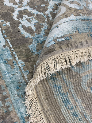 Contemporary Handmade Rug Melbourne - Erased Silk Rug