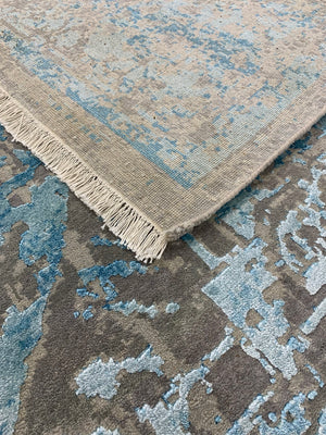 Contemporary Handmade Rug Melbourne - Erased Silk Rug